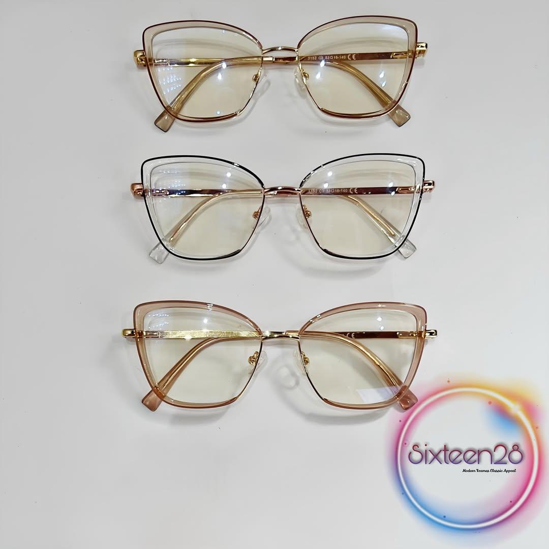 Sleek Cat-Eye Glasses
